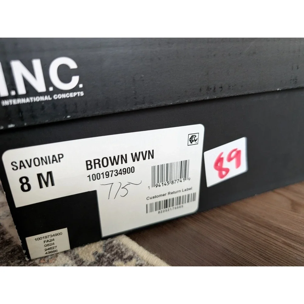 INC International Concepts Women Boots 8M Savonia Woven Knee High Stiletto Heel - Picture 11 of 11